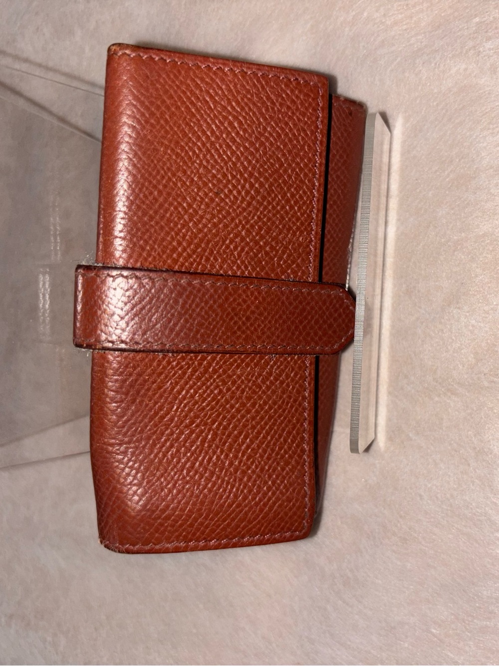 Hermès Bearn 3-Key Holder – Epsom Leather – Casaque Brown – Made in France - Picture 4 of 14